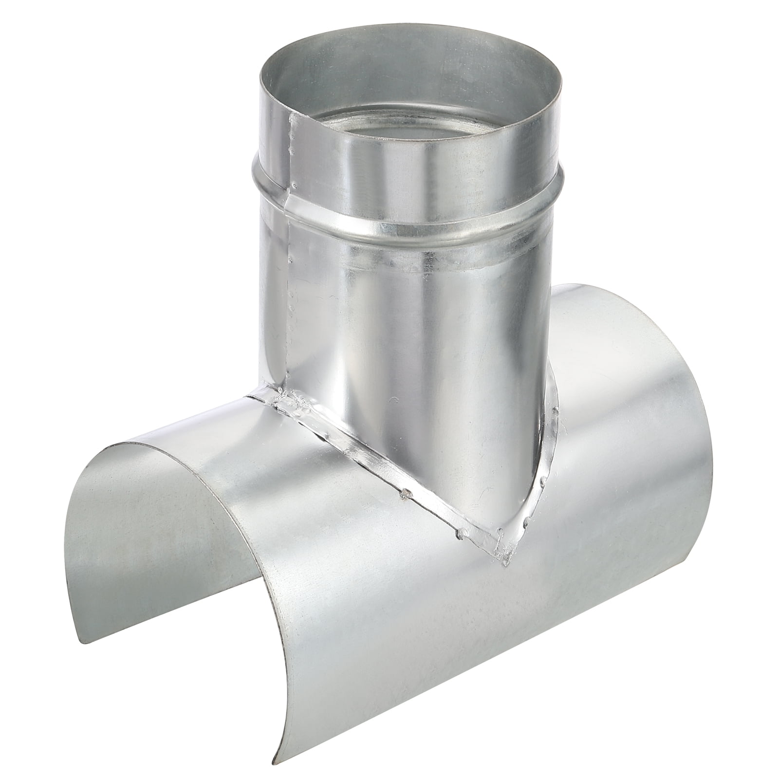 Duct Connector, Saddle Take Off 90 Degree 4" Duct to 4" Outlet Saddle Branch Extension Duct Splitter