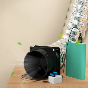 Duct Exhaust Air Ventilation Fan 10.5*8*6.5 Cm Home Kitchen Speed Regulating Duct Exhaust Air Ventilation Fan Sheds Noiseless
