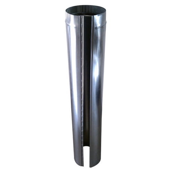 Duct Outlet KD Snap Lock Pipe HVAC,8",26Ga,36"L