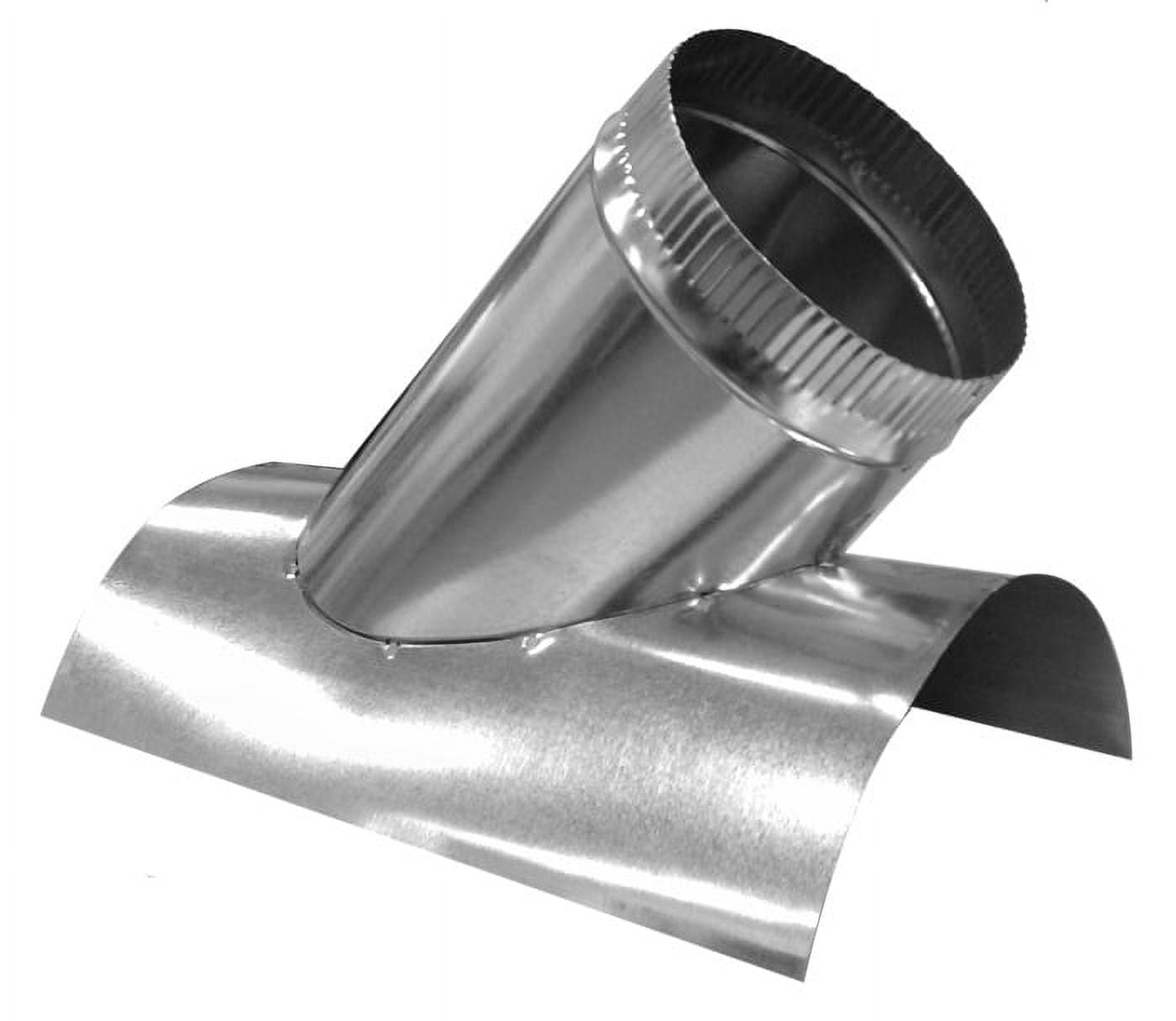 Duct Outlet Round 26 Gauge Galvanized 6" to 10", Ducting 45 Degree Saddletap
