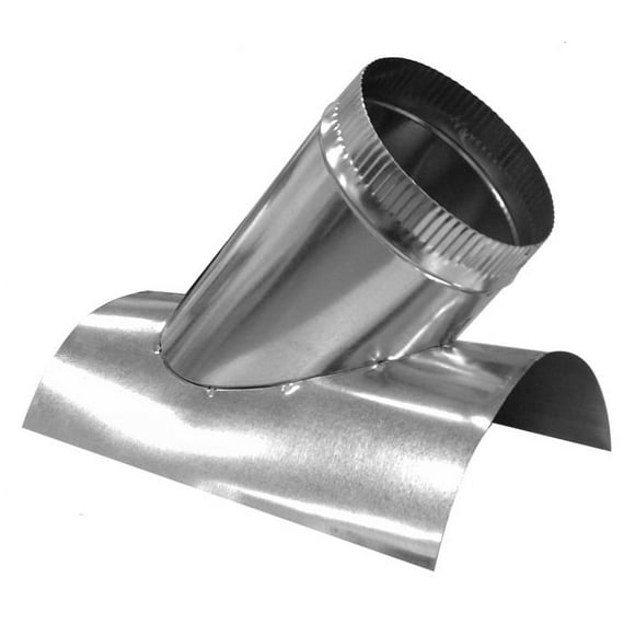 Duct Outlet Round 26 Gauge Galvanized 6" to 10", Ducting 45 Degree Saddletap