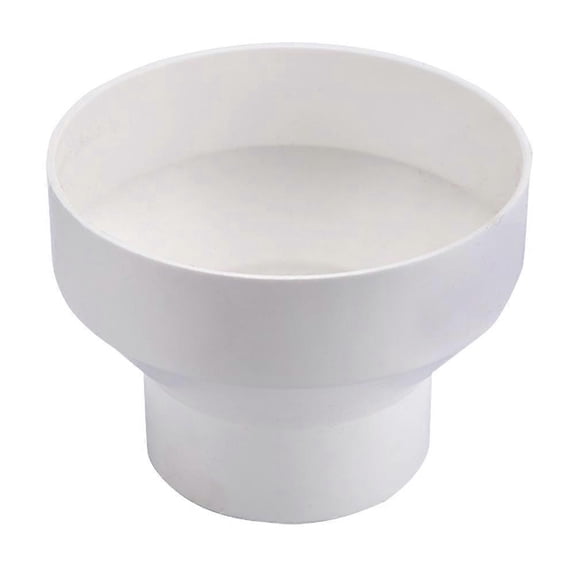 Duct Reducer For Ventilation Systems Abs Plastic Tapered Pipe 20.60x20.60x11.80cm 1Pack