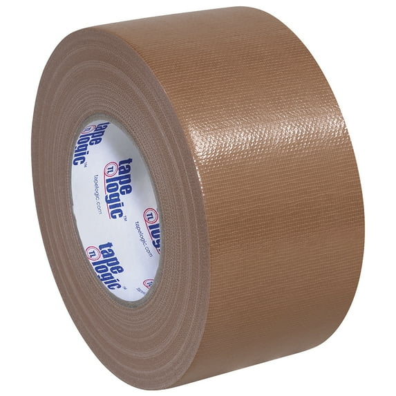 Duct Tape, 10 Mil, 3" x 60 yds., Brown, 3/Case , Tape Logic™ (T988100BR3PK)