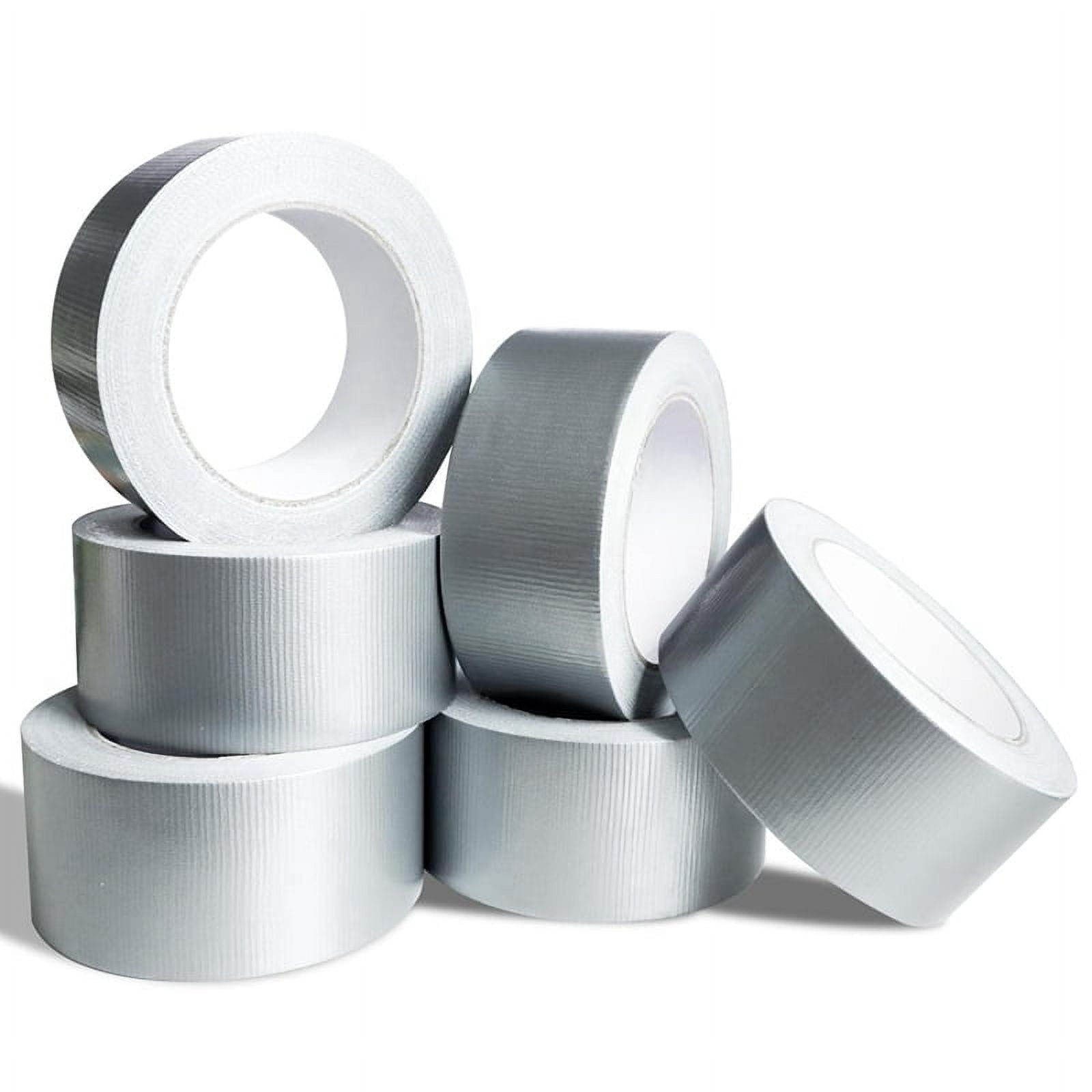 Duct Tape Heavy Duty,2 Inch x 27 Yards,6Pack Silver Duct Tape Waterproof,Strong Flexible and Adhesive for Indoor Outdoor