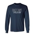thumbnail image 1 of Duct Tape It Can't Fix Stupid, But It Can Muffle The Sound Sarcastic Novelty Gift Idea Adult Humor Funny Men's Long Sleeve Shirts, 1 of 3