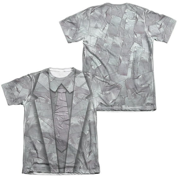 Duct Tape Suit (Front - Back Print) - Short Sleeve Shirt - Large