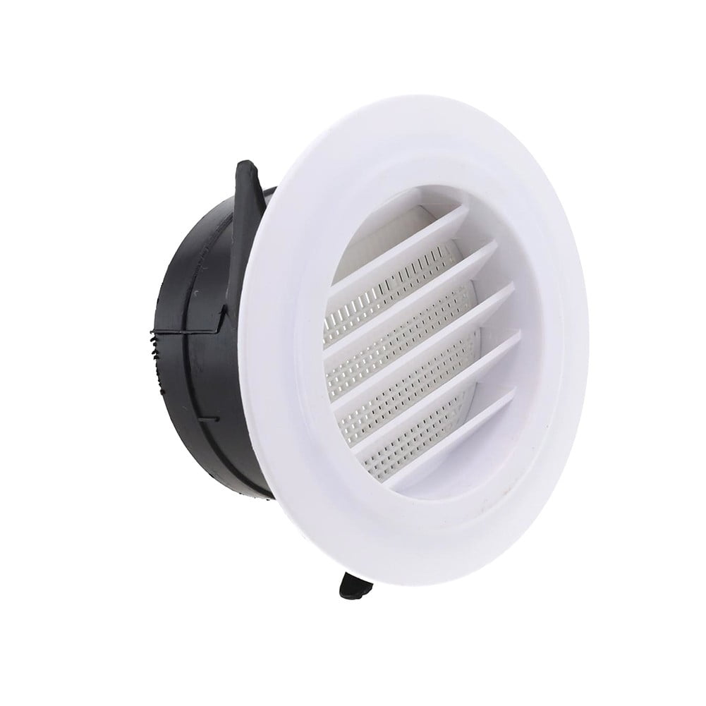 Duct Vents Round Louvered Vents Interior ABS Grille Ventilation Wall