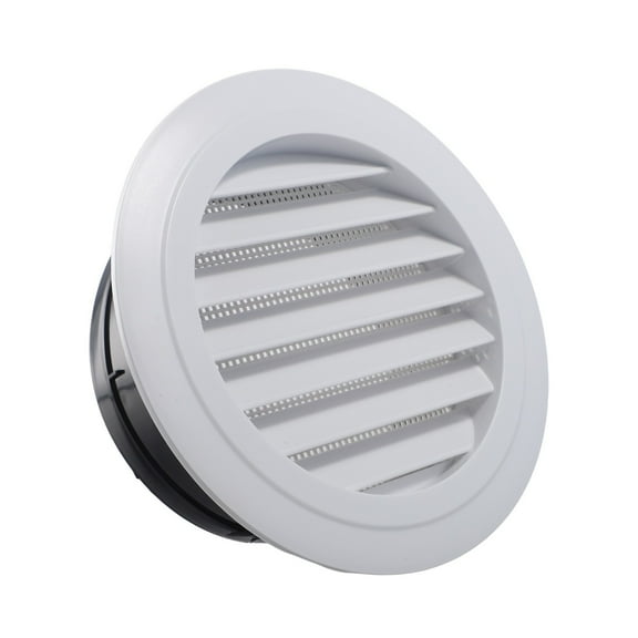Duct Vents Round Louvered Vents Interior Abs Grille Ventilation Wall Vent Covers 150Mm Smile Home