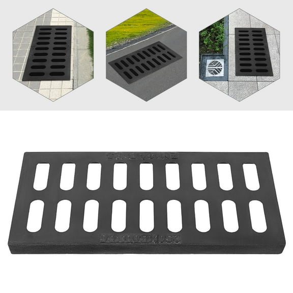Ductile Cast Iron Drain Grate Outdoor Channel Drainage Cover Outdoor Sewer Cover