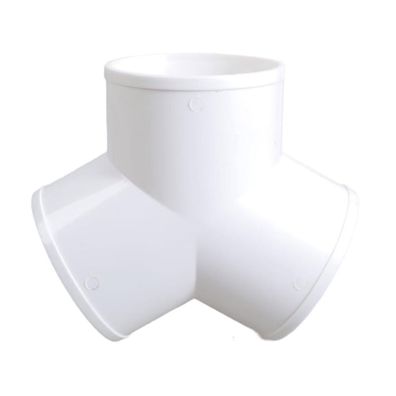 Ducting Y Shape Duct Connector Quick Ventilation Tube Joint Coupler Enduring