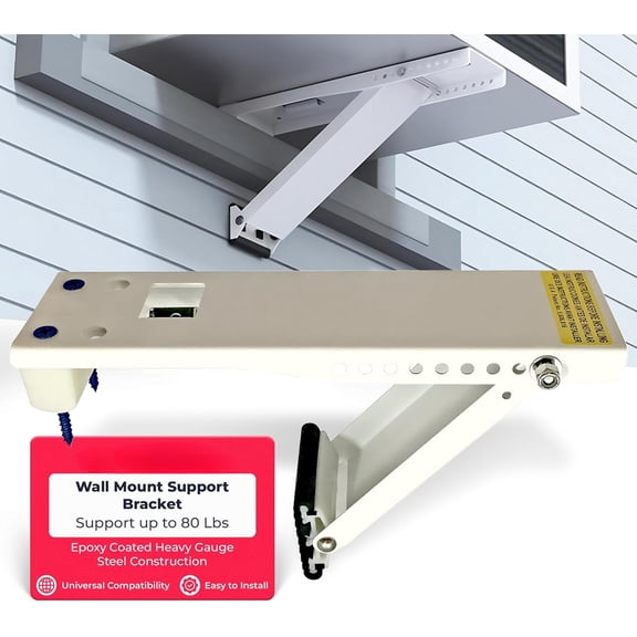 Ductless Air Conditioner Wall Mount – Outdoor Wall Bracket – Mini Split Mounting Bracket – Accessories for Mini Split AC/Heating System, Window AC, HVAC, Heat Pump & More