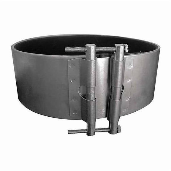 Round Duct Coupler, 10 in Duct Dia, Metal, 24 ga GA, 10 in W, 42" L, 10" H GRLABQS10GA
