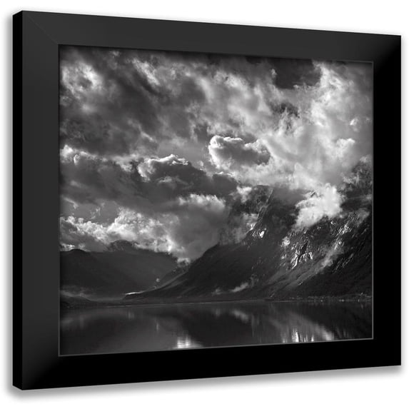 Duczynski, Maciej 20x20 Black Modern Framed Museum Art Print Titled - Ulsfjorden