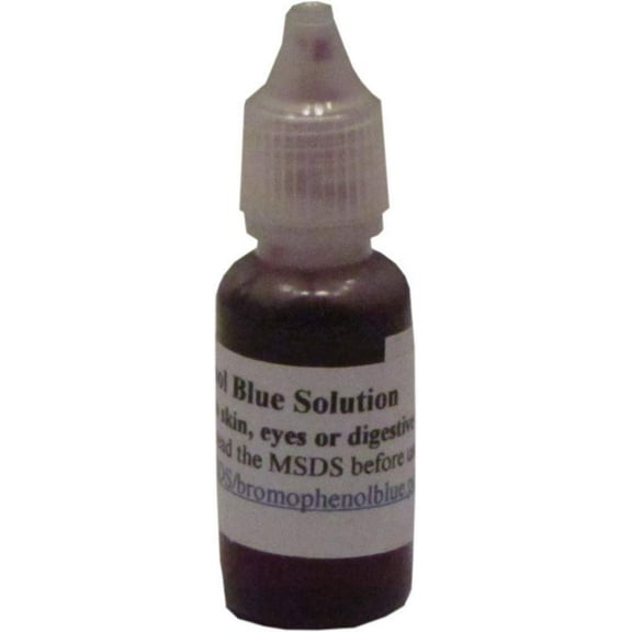 Duda Energy Bromophenol Blue Solution 0.1% Concentration in Water, 15 ml