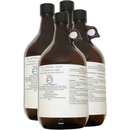 Duda Energy Industrial Grade Nitric Acid, 67.2% Purity, 10 liters