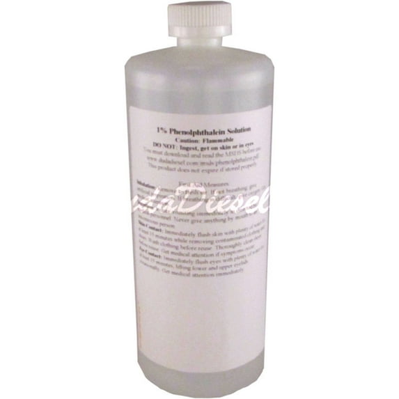 Duda Energy Phenolphthalein 1% Solution in Ethanol pH Indicator, 475ml