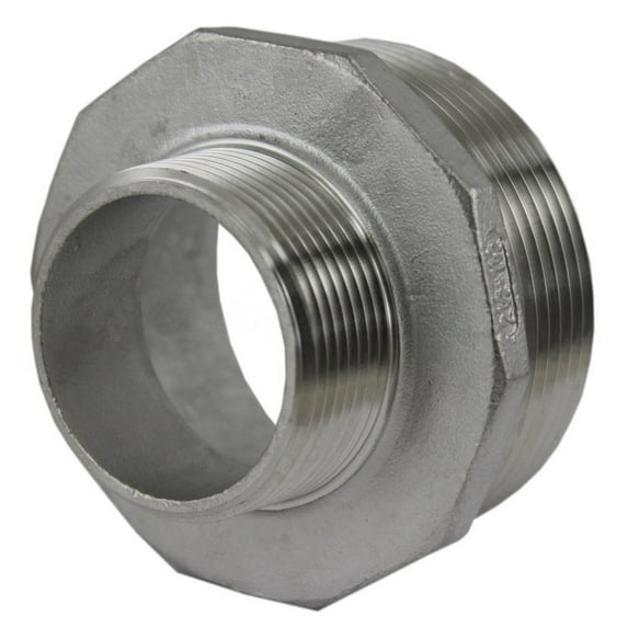 Duda Energy Pipe Fitting & Coupler Reducing Nipple 2-1/2" x 1-1/2" Male NPT