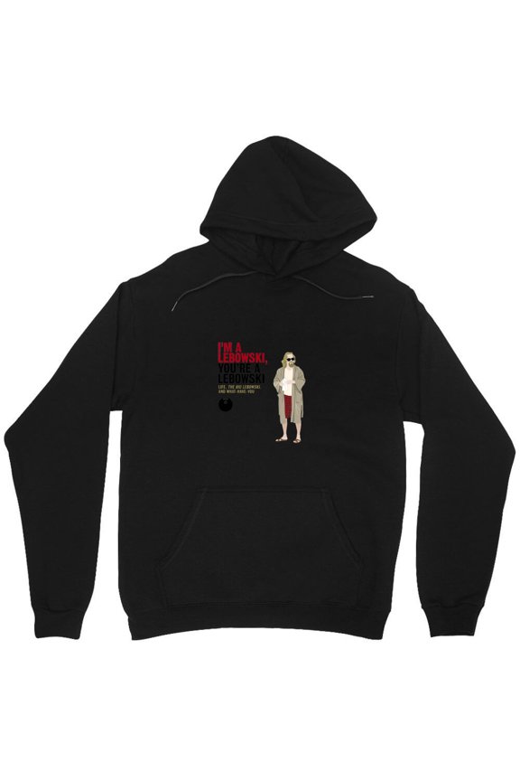 Dude, Abide, Big Lebowski, Jeff Bridges Graphic Funny Movie Quote Retro Simple - Everyday Gift M8128 Unisex Hoodie, Up to Size 5XL