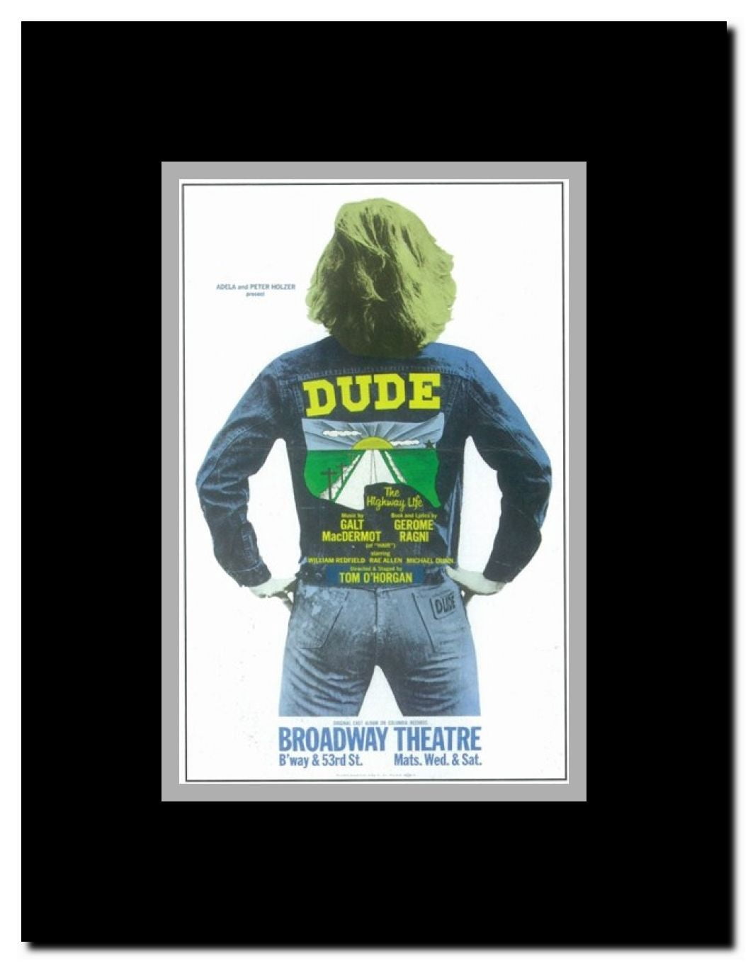 Dude (Broadway) Framed Movie Poster