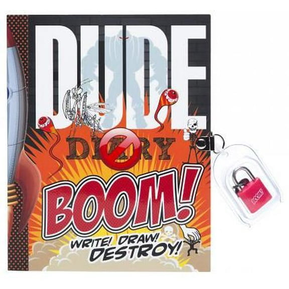 Pre-Owned Dude Diary Boom!: Write! Draw! Destroy!