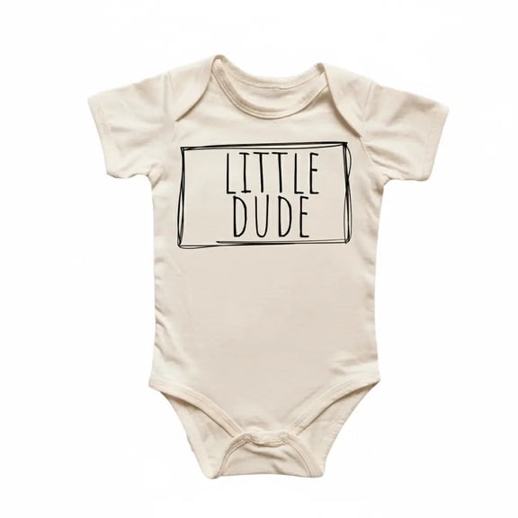 Dude Newborn Baby Bodysuit