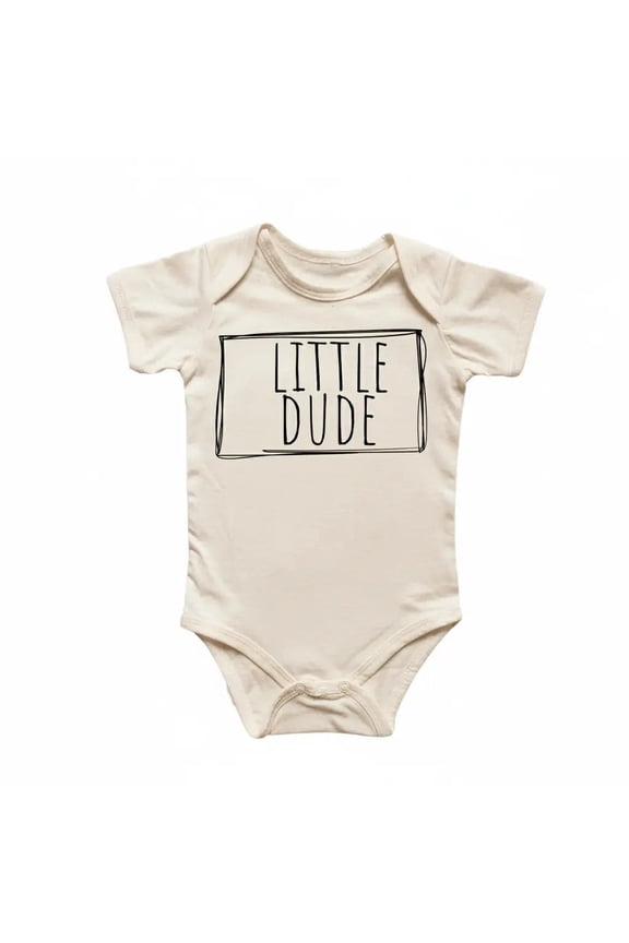 Dude Newborn Baby Bodysuit