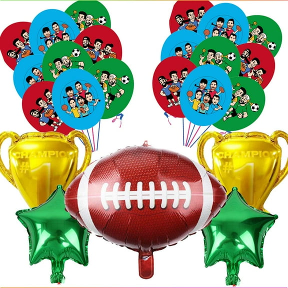 Dude Perfect Balloons Party Supplies Decor Set Decorations Kit Fans Birthday