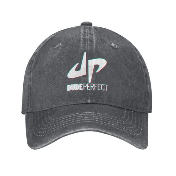Dude Perfect Baseball Cap, Vintage Washed Cotton Baseball Cap For Men And Women, Adjustable Low Profile Dad Hat, Unstructured Plain Classic Golf Cap