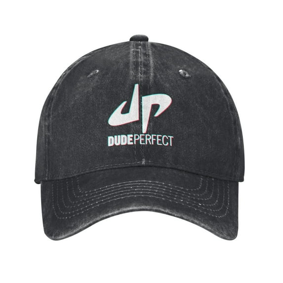 Dude Perfect Baseball Cap, Vintage Washed Cotton Baseball Cap For Men And Women, Adjustable Low Profile Dad Hat, Unstructured Plain Classic Golf Cap
