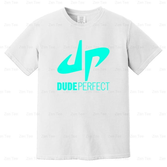 Dude Perfect Famous Vlogger YouTuber Fan Merch Top, Sports, Comedy, Gift V40136 Comfort Color T-Shirt Unisex, up to 4XL