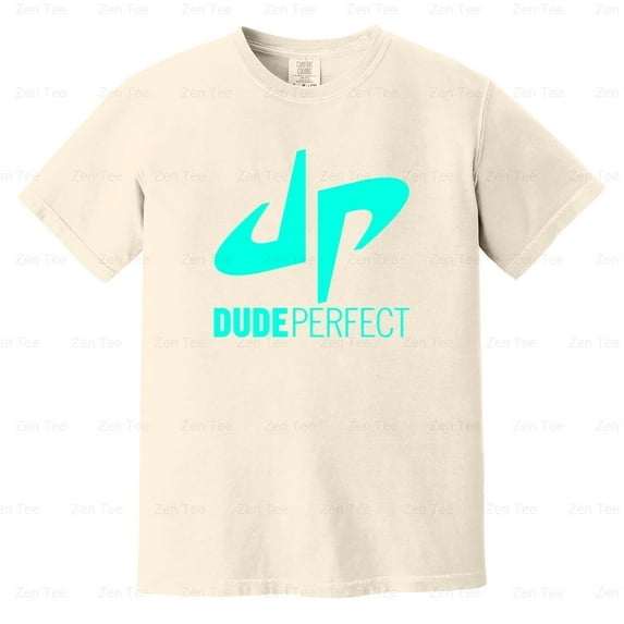 Dude Perfect Famous Vlogger YouTuber Fan Merch Top, Sports, Comedy, Gift V40136 Comfort Color T-Shirt Unisex, up to 4XL