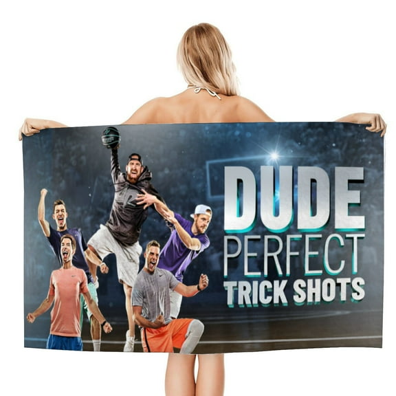 Dude Perfect Gifts Beach Towel for Women Girl Birthday Inspired Fan Bath Outdoor Music Lover