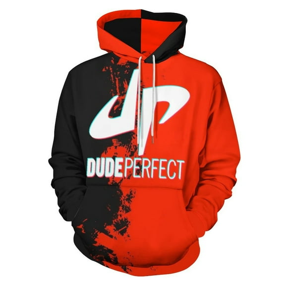 Dude Perfect Hoodie for Men Women, Unisex Novelty Pullover Hoodies with Pocket, 3D Print Long Sleeve Sweatshirt, S-6XL