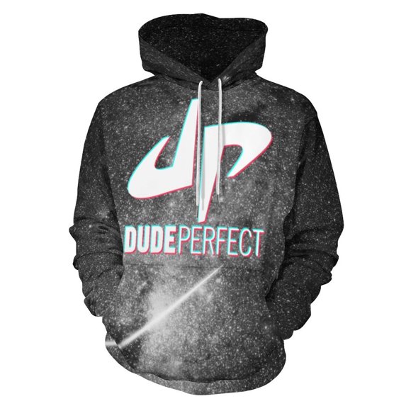 Dude Perfect Hoodie for Men Women, Unisex Novelty Pullover Hoodies with Pocket, 3D Print Long Sleeve Sweatshirt, S-6XL