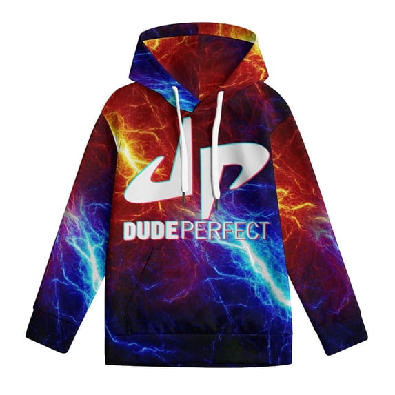 Dude Perfect Hoodies for Boys Girls, Youth Anime Pullover Hooded, Kids 3D Print Novelty Hoodie, Long Sleeve Sweatshirt