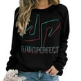thumbnail image 1 of Dude Perfect Sweatshirt for Women, Raglan Round Neck Sweater, Long Sleeve Pullover Sweater, M-5XL, 1 of 11