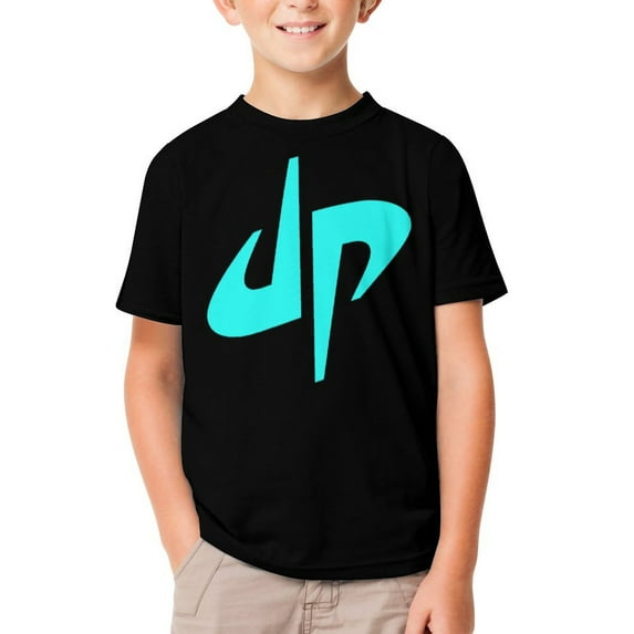 Dude Perfect T-Shirts for Boys Girls, Kids Short Sleeve Shirts, Funny Novelty Tee, Youth Casual Crew Neck Tops, 4-14 Year