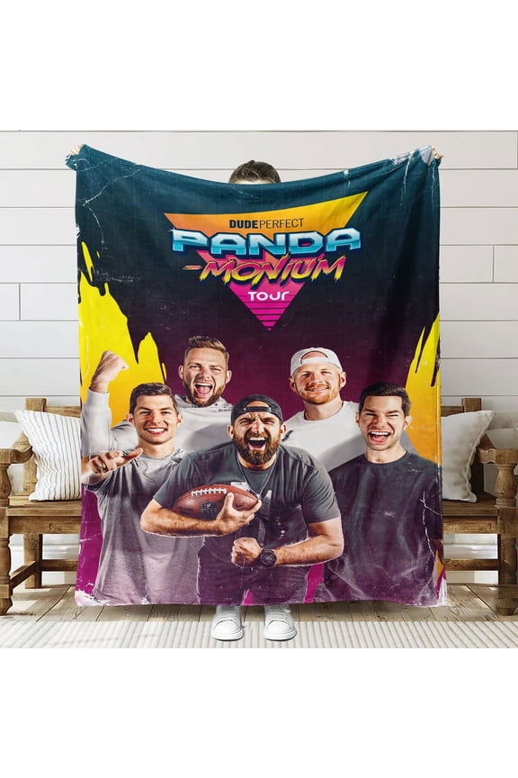 Dude Perfect Throw Blanket Gifts for Fans Lover Girls Boys Women Present Hoodie Him Bed 30"x40"