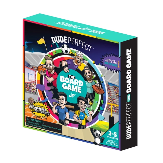 Dude Perfect the Board Game: Skills & Action Game, for All Ages, 5 Player Game