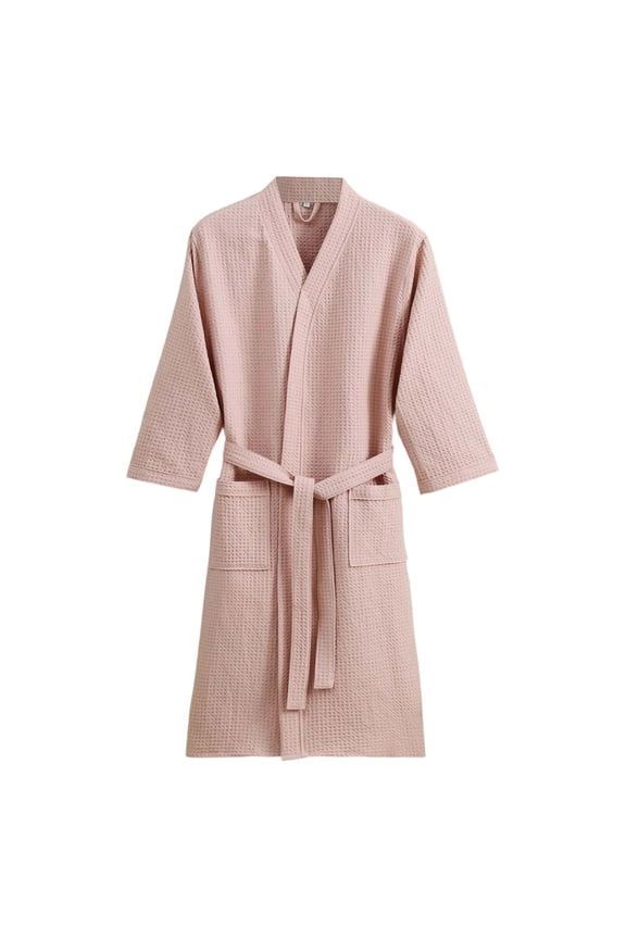 Dude Robe Four Season Thin Design Quick Drying Waffle Bathrobe Absorbent Thin Homewear Hotel Hot Spring Home Clothes