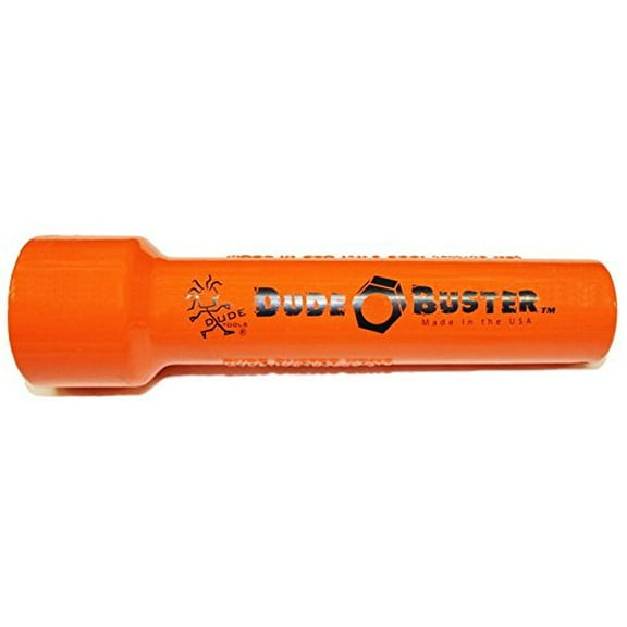 Dude Tools NB12 Nut Buster Socket 3/4" High Impact Deep Socket with 1/2" Drive and 7" Bolt travel Length (for 1/2" bolt or stud)