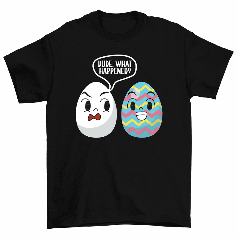 Funny Easter Egg T Shirt Emoticons Gifts Men Women Kids