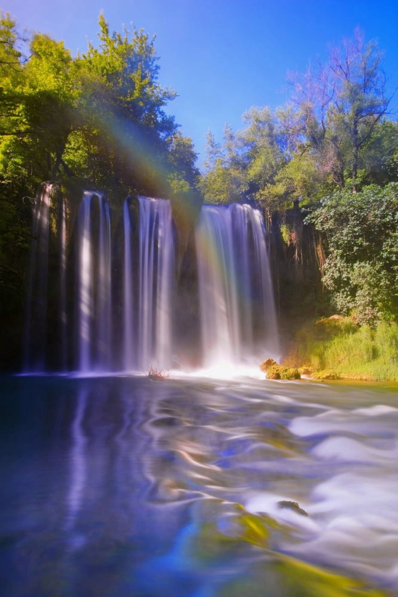 Duden Waterfalls Antalya Turkey Canvas Art - Carson Ganci Design Pics (11 x 17)