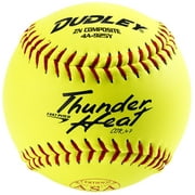 Dudley 12 Thunder Heat Composite ASA .47/375 Fastpitch Softball Dozen