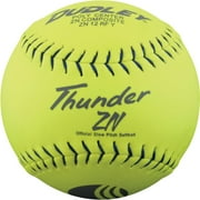 Dudley 12" Thunder ZN Stadium Stamp Composite USSSA .47/450 Slowpitch Ball Dozen