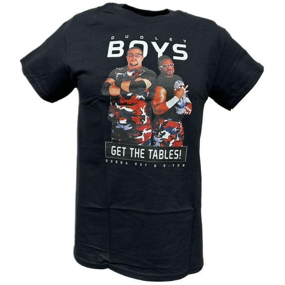 Dudley Boyz Get The Tables Mens Black T-shirt