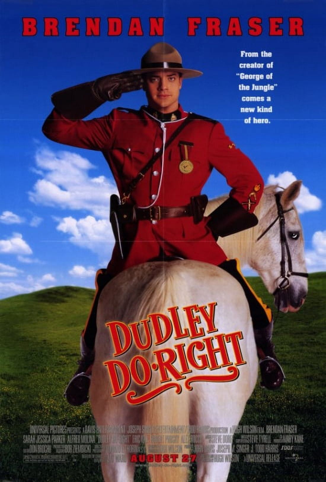 Dudley Do-Right Movie Poster (11 x 17) - Walmart.com