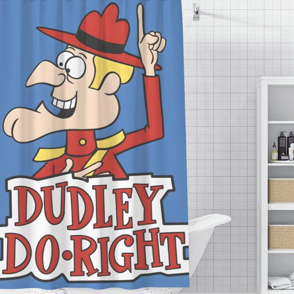 The Dudley Do-Right Show-theme Bathroom Shower Curtain Home Decor,Bath Curtains Durable Waterproof Bath Curtain , Adluts Girls Boys Bathroom Decor House Gifts 60x71inch150cmX180cm