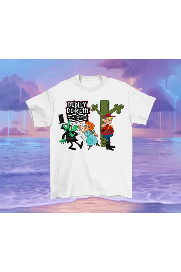 Dudley Do-Right of the Mounties T-shirt CottonTee All Size S-4XL NN1431