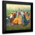 thumbnail image 1 of Dudley, June 20x20 Black Modern Framed Museum Art Print Titled - Happy Hour, 1 of 5